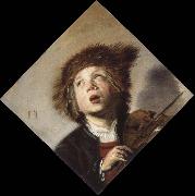 Frans Hals a boy with a violin Norge oil painting reproduction